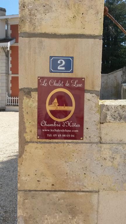 Le Chalet De Luxe Bed and Breakfast Saint-Séverin Exterior foto